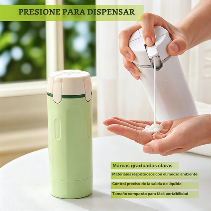 Dispensador de viaje 4 en 1