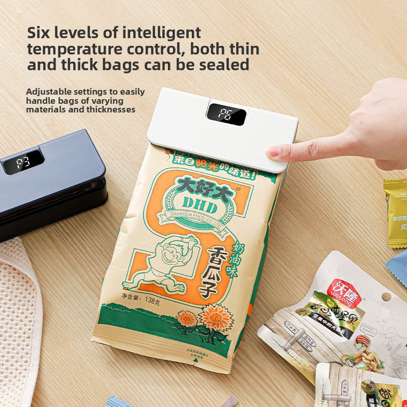 Mini Selladora de Bolsas con Cortador Integrado