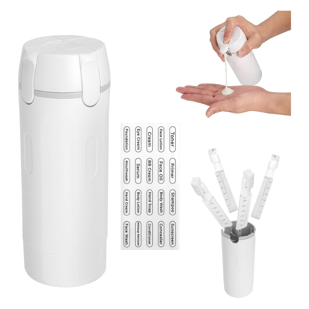 Dispensador de viaje 4 en 1