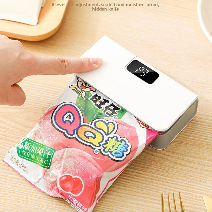 Mini Selladora de Bolsas con Cortador Integrado